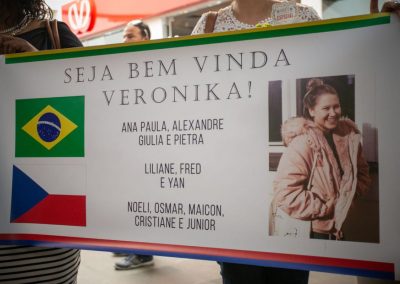 Bem vinda – vítej - jména všech lidí z mých host rodin