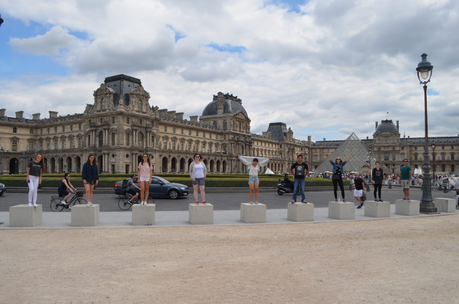 Letní tábor Francie Křempková Louvre