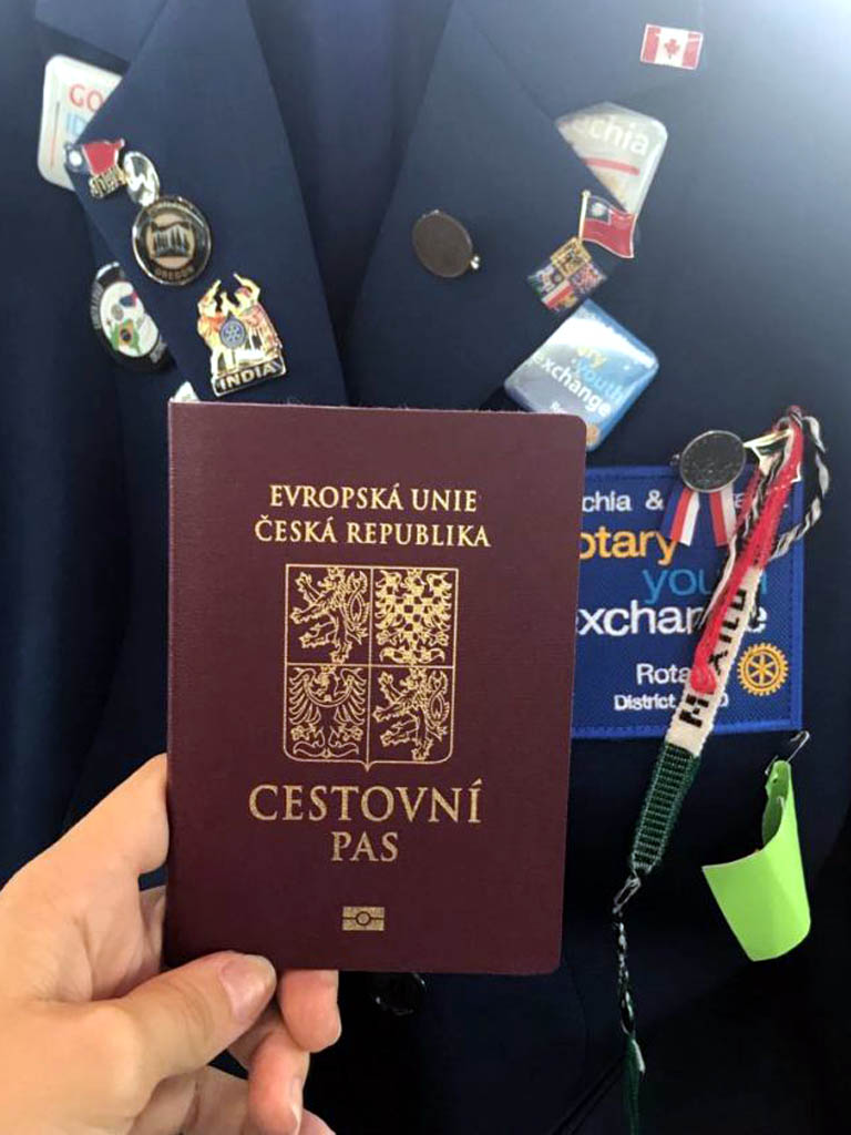 Na cestu jsem připravena - Rotary sako a pas
