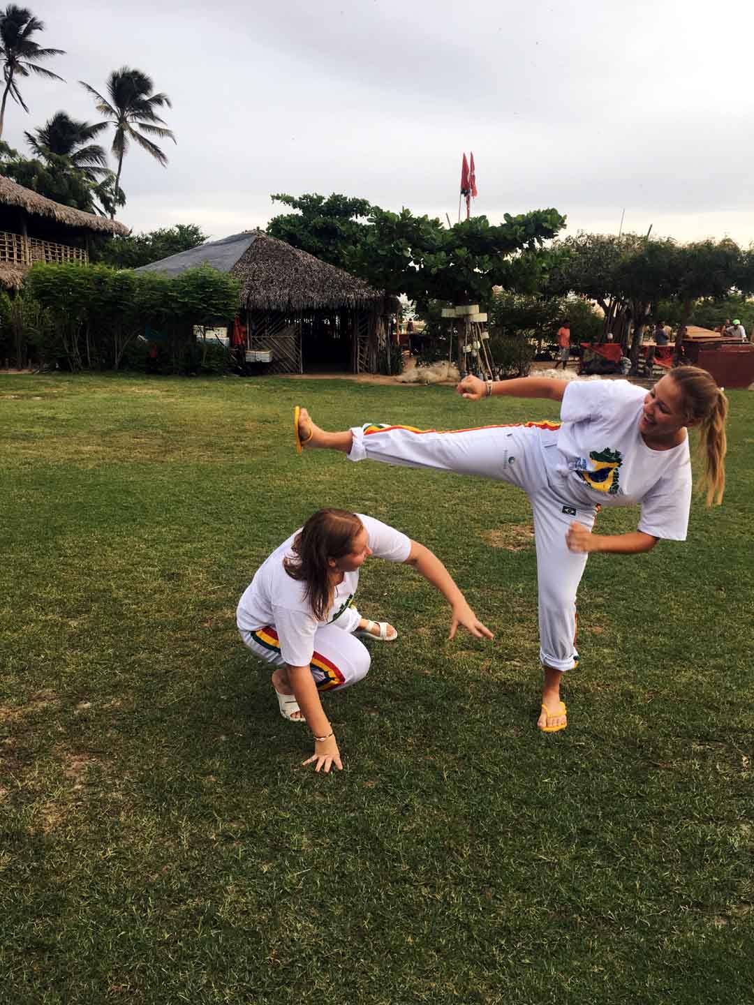 Capoeira, bojový tanec, který do Brazílie přivezli otroci z Afriky