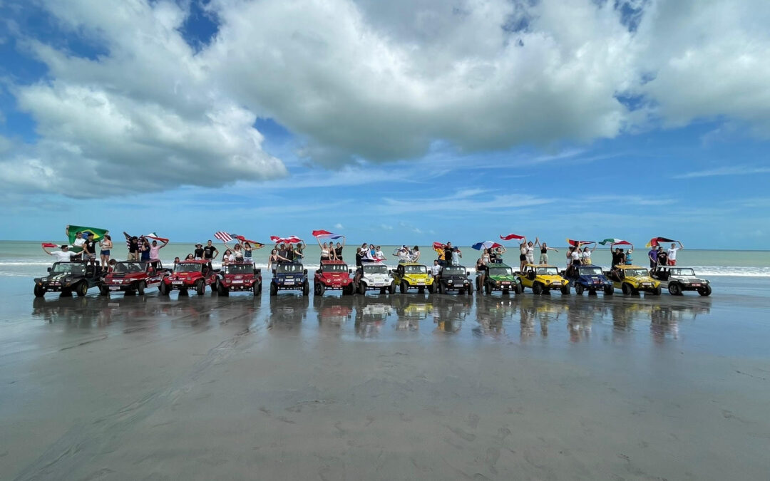 buggys ve městečku Jericoacoara