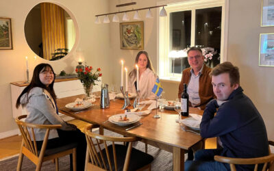 oslava půl roku ve Švédsku